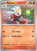 Raboot 027/142 — Stellar Crown Pokémon card