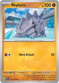 Rhyhorn 074/142 Reverse Holofoil — Stellar Crown Pokémon card