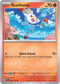 Scorbunny 026/142 Reverse Holofoil — Stellar Crown Pokémon card