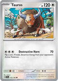 Tauros 112/142 Reverse Holofoil — Stellar Crown Pokémon card