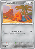 Alolan Diglett 122/191 Reverse Holofoil — Surging Sparks Pokémon card
