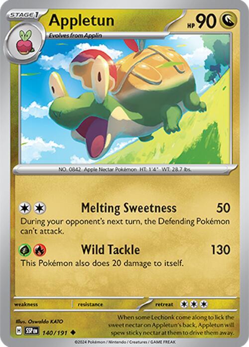 Appletun 140/191 — Surging Sparks Pokémon card