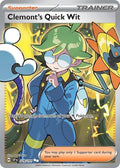 Clemont's Quick Wit 229/191 Holofoil — Surging Sparks Pokémon card
