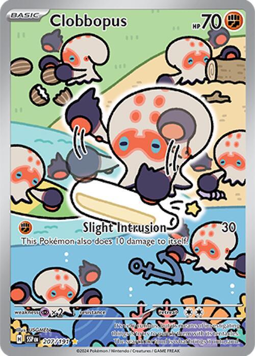 Clobbopus 207/191 Holofoil — Surging Sparks Pokémon card