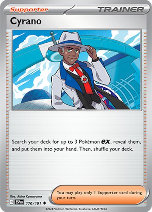 Cyrano 170/191 Reverse Holofoil — Surging Sparks Pokémon card