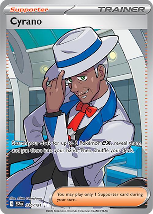 Cyrano 230/191 Holofoil — Surging Sparks Pokémon card