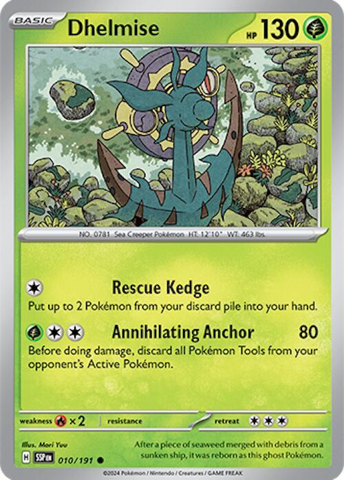 Dhelmise 010/191 — Surging Sparks Pokémon card