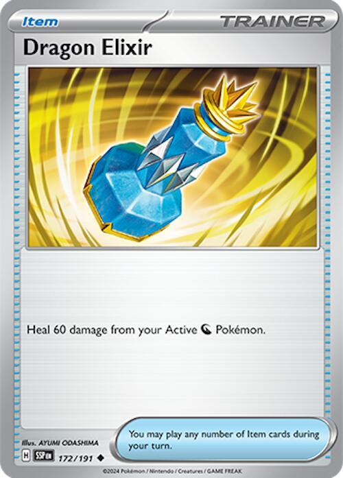 Pokemon - Surging Sparks - Dragon Elixir - 172/191 - Reverse Holofoil