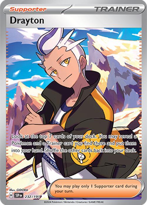 Drayton 232/191 Holofoil — Surging Sparks Pokémon card