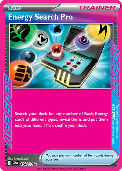 Energy Search Pro 176/191 Holofoil — Surging Sparks Pokémon card