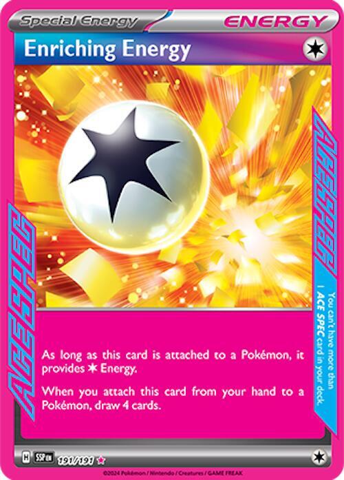 Enriching Energy 191/191 Holofoil — Surging Sparks Pokémon card