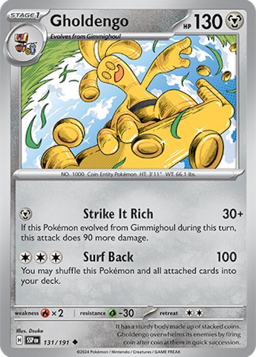 Gholdengo 131/191 — Surging Sparks Pokémon card