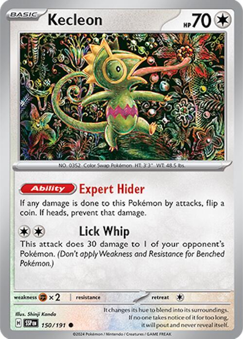 Kecleon 150/191 — Surging Sparks Pokémon card