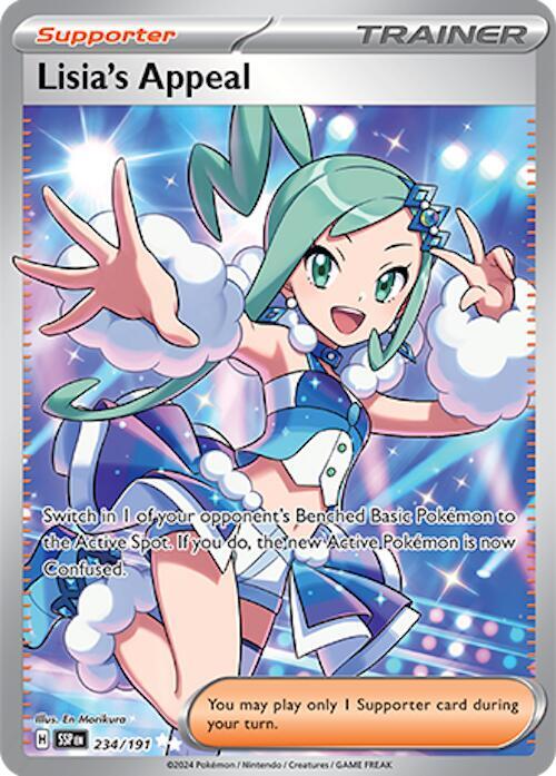 Pokemon - Surging Sparks - Lisia's Appeal - 234/191 - Holofoil