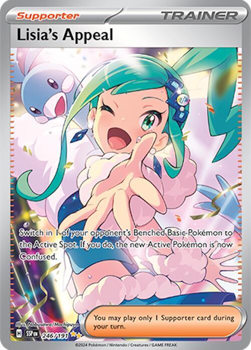 Pokemon - Surging Sparks - Lisia's Appeal - 246/191 - Holofoil