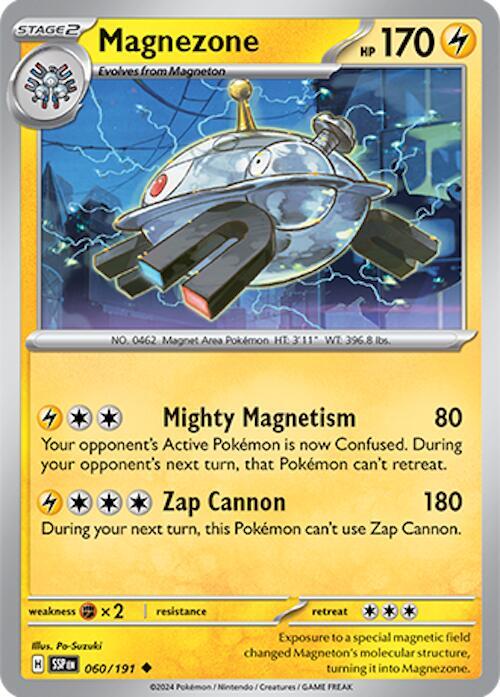 Pokemon - Surging Sparks - Magnezone - 060/191 - Reverse Holofoil