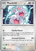 Maushold 158/191 Reverse Holofoil — Surging Sparks Pokémon card