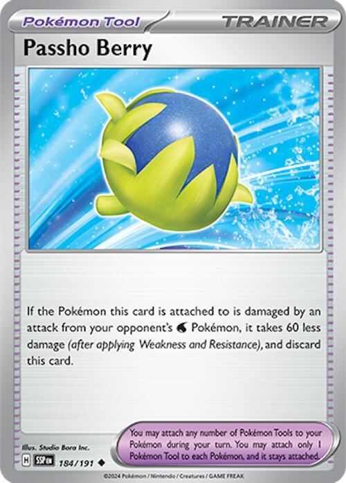 Passho Berry 184/191 — Surging Sparks Pokémon card