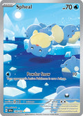 Spheal 199/191 Holofoil, Surging Sparks Pokémon card
