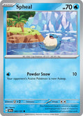 Spheal 043/191 Reverse Holofoil — Surging Sparks Pokémon card