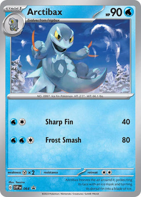 Pokemon - S&V - Black Star Promo - Arctibax - 064