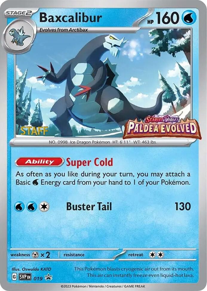 Pokemon - S&V - Black Star Promo - Baxcalibur - 019