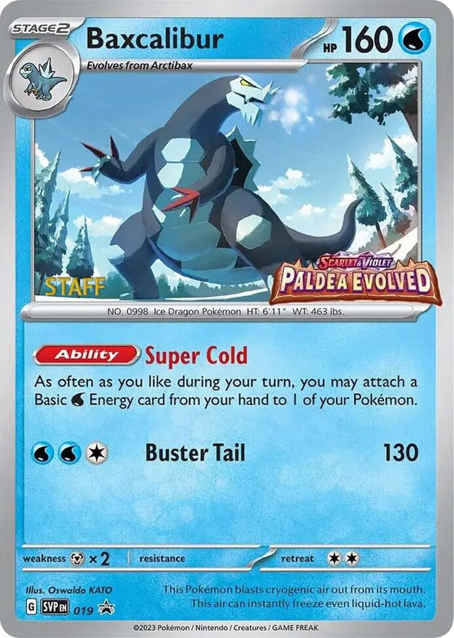 Pokemon - S&V - Black Star Promo - Baxcalibur - 019
