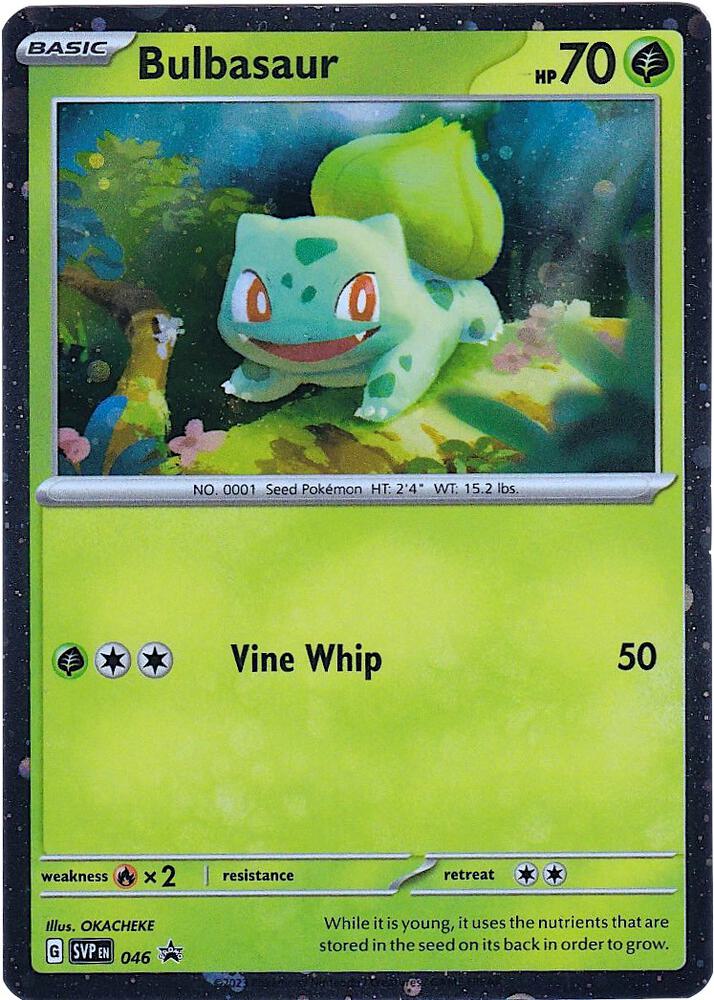 Pokemon - S&V - Black Star Promo - Bulbasaur - 046 - Cosmos Holo