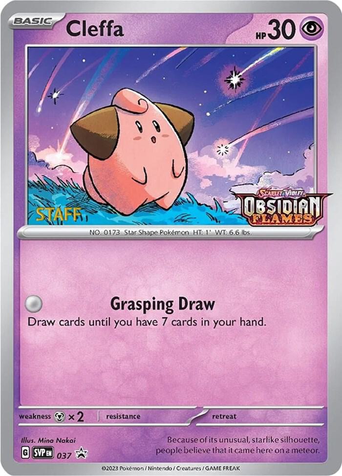 Cleffa SVP 037 Holofoil — Black Star Promo Pokémon card