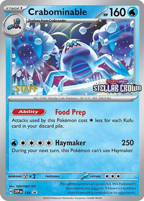 Pokemon - S&V - Black Star Promo - Crabominable - 134/142