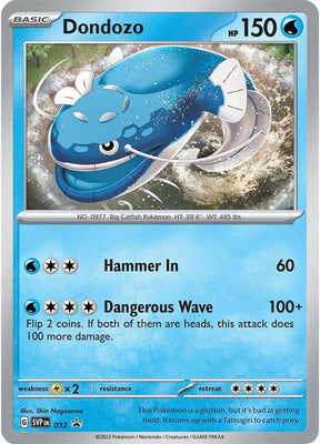 Pokemon - S&V - Black Star Promo - Dondozo - 012