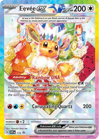Pokemon - S&V - Black Star Promo - Eevee ex - 174
