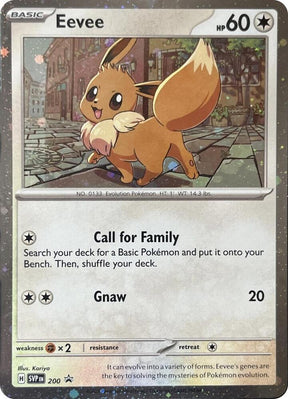 Pokemon - S&V - Black Star Promo - Eevee - SVP 200 - Cosmos Holo