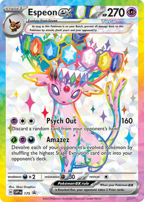 Pokemon - S&V - Black Star Promo - Espeon ex - SVP 175