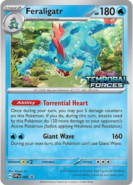 Pokemon - S&V - Black Star Promo - Feraligatr - 089 - Prerelease