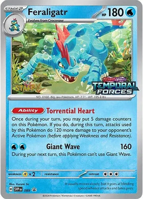 Pokemon - S&V - Black Star Promo - Feraligatr - 089