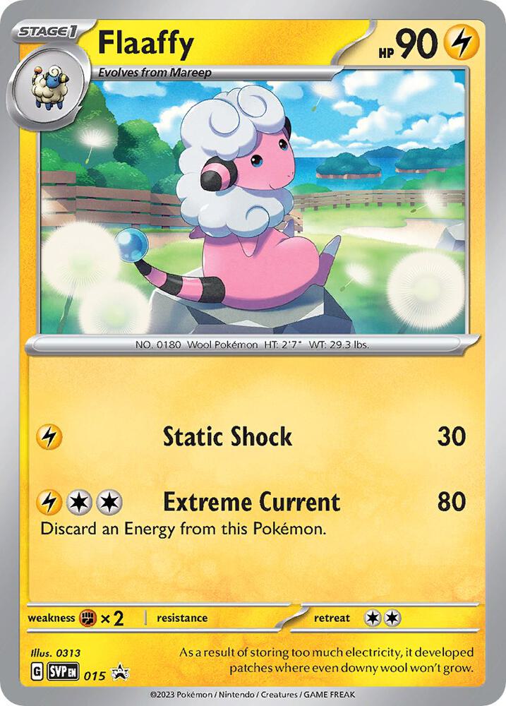 Pokemon - S&V - Black Star Promo - Flaaffy - 015