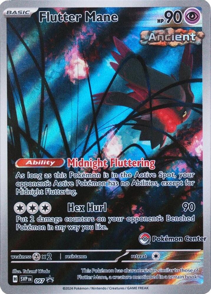 Pokemon - S&V - Black Star Promo - Flutter Mane - SVP 097 - Pokemon Center