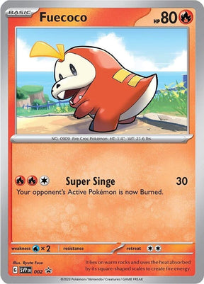 Pokemon - S&V - Black Star Promo - Fuecoco - 002