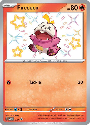 Pokemon - S&V - Black Star Promo - Fuecoco - 079
