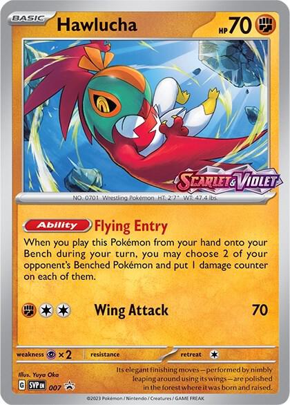Pokemon - S&V - Black Star Promo - Hawlucha - 007 - Prerelease