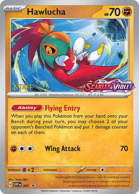 Pokemon - S&V - Black Star Promo - Hawlucha - 007