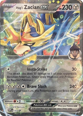 Pokemon - S&V - Black Star Promo - Hop's Zacian ex - SVP193