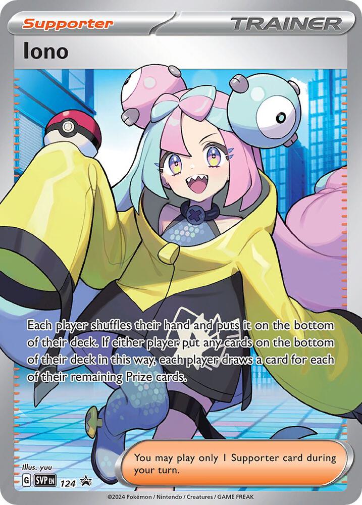 Pokemon - S&V - Black Star Promo - Iono - 124