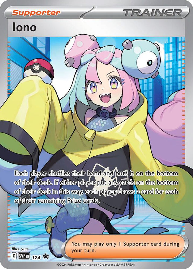 Pokemon - S&V - Black Star Promo - Iono - 124