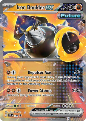 Pokemon - S&V - Black Star Promo - Iron Boulder ex - 147