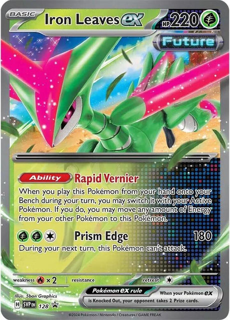 Pokemon - S&V - Black Star Promo - Iron Leaves ex - 128