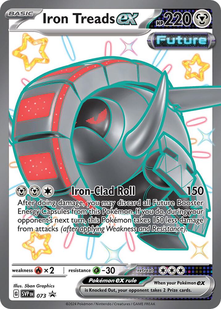 Pokemon - S&V - Black Star Promo - Iron Treads ex - 073