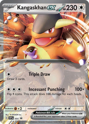 Pokemon - S&V - Black Star Promo - Kangaskhan ex - 055