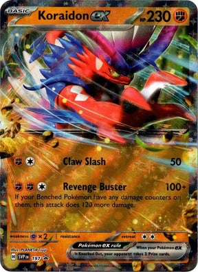 Pokemon - S&V - Black Star Promo - Koraidon ex - 197
